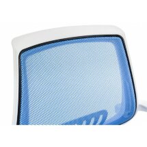 Компьютерное кресло Ergoplus белое / голубое