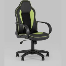 Компьютерное кресло Stool Group игровое Кратос экокожа черный/салатовый крестовина пластик