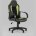 Компьютерное кресло Stool Group игровое Кратос экокожа черный/салатовый крестовина пластик 