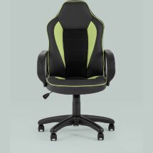 Компьютерное кресло Stool Group игровое Кратос экокожа черный/салатовый крестовина пластик