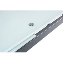 Стол стеклянный Kvadro 110 экстра белый