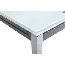 Стол стеклянный Kvadro 110 экстра белый
