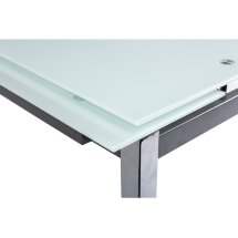 Стол стеклянный Kvadro 110 экстра белый