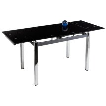 Стол стеклянный Kvadro 110 черный