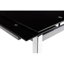 Стол стеклянный Kvadro 110 черный
