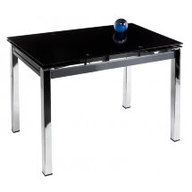 Стол стеклянный Kvadro 110 черный