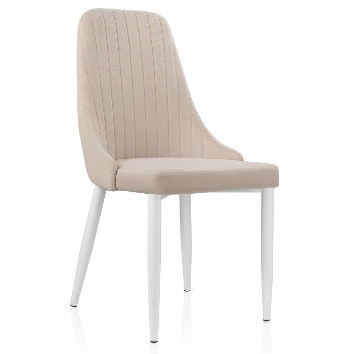 Стул на металлокаркасе на металлокаркасе Kora beige / white Стул на металлокаркасе на металлокаркасе Kora beige / white