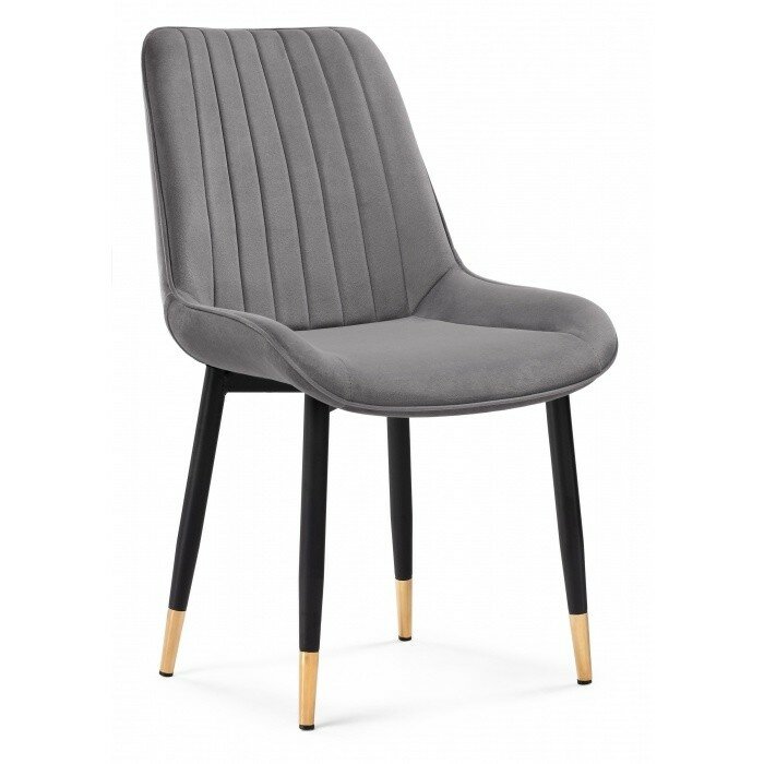 Стул на металлокаркасе Seda-1 dark gray / gold / black Стул на металлокаркасе Seda-1 dark gray / gold / black