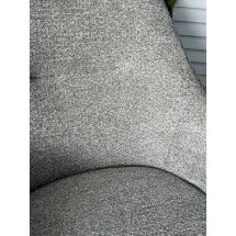 Стул STAMEN ткань DAVIS RETRO BLISS 85, цвет серый / черный каркас, ®DISAUR