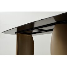 Керамический стол Bronte 220 KL-188 контрастный мрамор матовый / шампань
