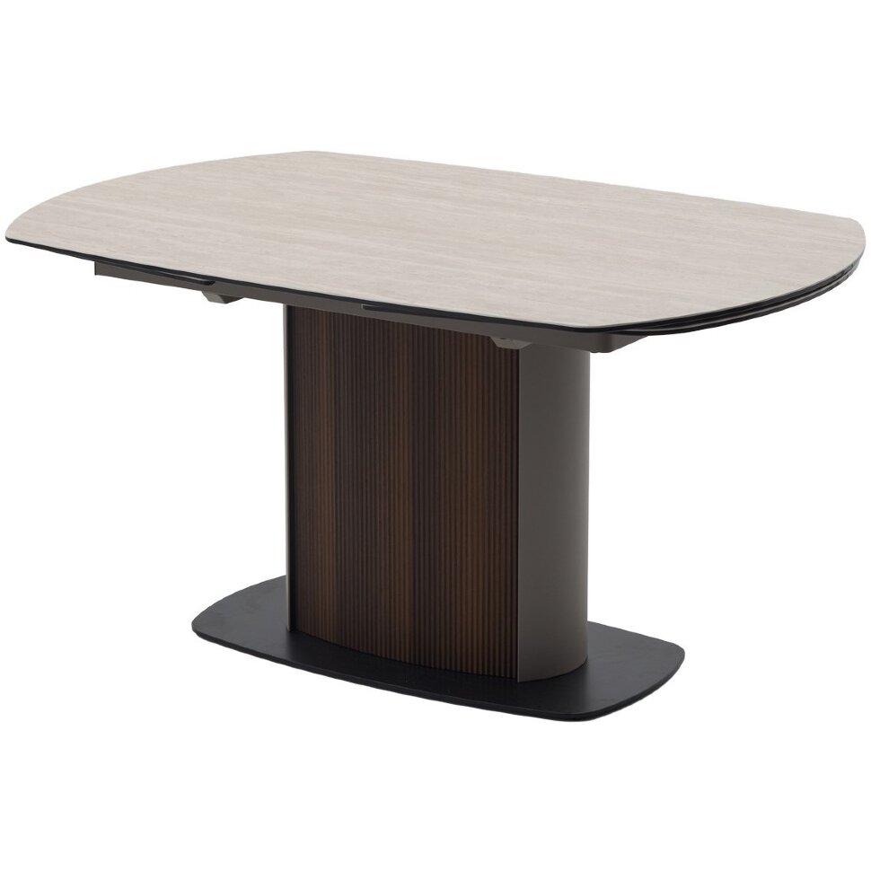 Стол DAGFINN 150 TL-314 поворотная система раскладки, исп. керамика на стекле / Кофе/ Орех, ®DISAUR Стол DAGFINN 150 TL-314 поворотная система раскладки, исп. керамика на стекле / Кофе/ Орех, ®DISAUR