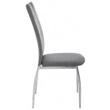 Стул на металлокаркасе Jenda fabric grey