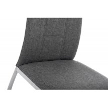 Стул на металлокаркасе Jenda fabric grey