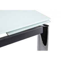 Стол стеклянный Cubo 120 белый