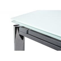 Стол стеклянный Cubo 120 белый