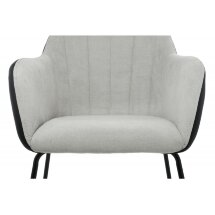 Стул на металлокаркасе Stef light grey / black