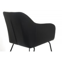 Стул на металлокаркасе Stef light grey / black