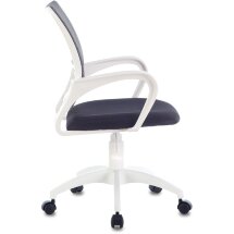 Компьютерное кресло Бюрократ офисное Бюрократ CH-W695NLT темно-серый TW-04 TW-12 сетка/ткань крестовина пластик пластик белый