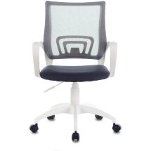Компьютерное кресло Бюрократ офисное Бюрократ CH-W695NLT темно-серый TW-04 TW-12 сетка/ткань крестовина пластик пластик белый