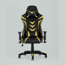 Игровое кресло Stool Group компьютерное TopChairs Corvette желтое геймерское