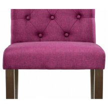 Стул деревянный Amelia dark walnut / fabric purple