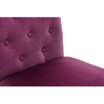 Стул деревянный Amelia dark walnut / fabric purple