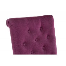 Стул деревянный Amelia dark walnut / fabric purple