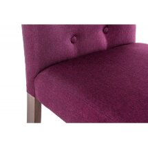 Стул деревянный Amelia dark walnut / fabric purple
