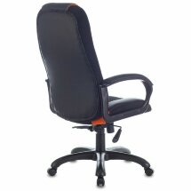 Кресло компьютерное BRABIX PREMIUM &quot;Rapid GM-102&quot;, НАГРУЗКА 180 кг, экокожа/ткань, черно/оранжевое, 532420, GM-102_532420