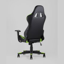 Кресло игровое TopChairs Gallardo зеленое с подушкой