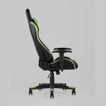 Кресло игровое TopChairs Gallardo зеленое с подушкой