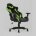 Кресло игровое TopChairs Gallardo зеленое с подушкой 