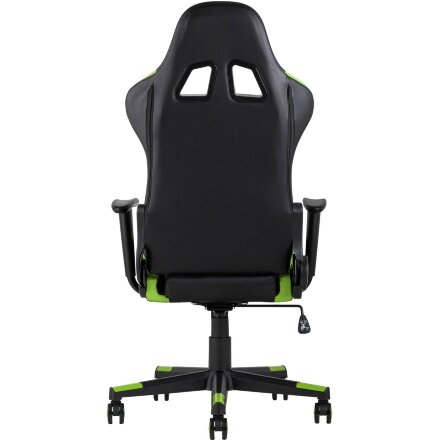Кресло игровое TopChairs Gallardo зеленое с подушкой 