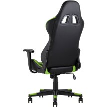 Кресло игровое TopChairs Gallardo зеленое с подушкой