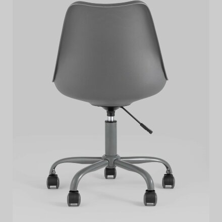 Стул офисный Stool Group Blok пластиковый серый 