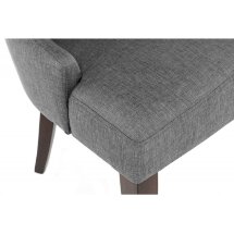 Стул деревянный Elegance dark walnut / fabric grey