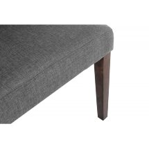 Стул деревянный Elegance dark walnut / fabric grey