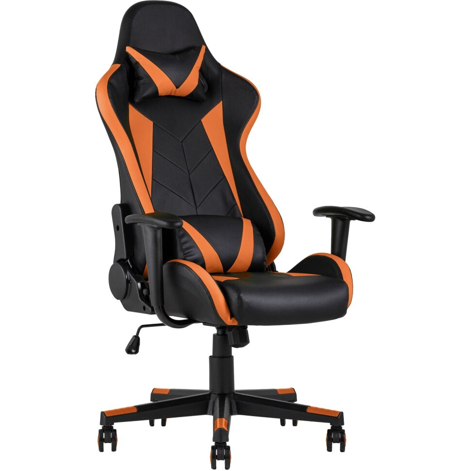 Кресло игровое TopChairs Gallardo оранжевое Кресло игровое TopChairs Gallardo оранжевое
