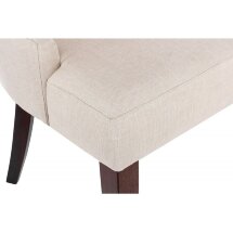 Стул деревянный Elegance dark walnut / fabric cream