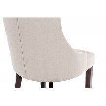 Стул деревянный Elegance dark walnut / fabric cream