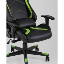 Кресло игровое TopChairs Cayenne зеленое с подушками