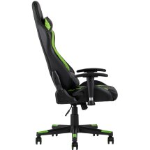 Кресло игровое TopChairs Cayenne зеленое с подушками