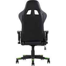 Кресло игровое TopChairs Cayenne зеленое с подушками