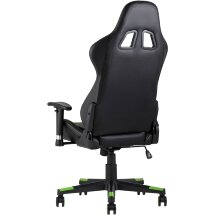 Кресло игровое TopChairs Cayenne зеленое с подушками