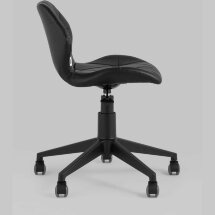 Кресло компьютерное Stool Group Эдвин экокожа черный крестовина пластик