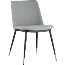 Стул Stool Group Мелисса мягкий тканевый серый