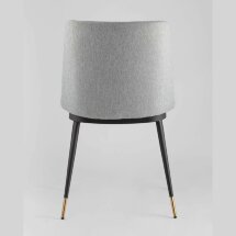 Стул Stool Group Мелисса мягкий тканевый серый