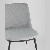 Стул Stool Group Мелисса мягкий тканевый серый