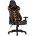 Игровое кресло Stool Group компьютерное TopChairs Corvette оранжевое геймерское 