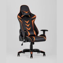 Игровое кресло Stool Group компьютерное TopChairs Corvette оранжевое геймерское